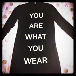 You are what you wear black dress
